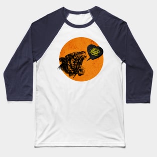 Screaming Tiger Sun Baseball T-Shirt